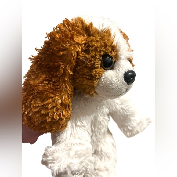 Plush Cavalier King Charles Spaniel Stuffed Floppy Dog Puppy Long Beaded Ears - Picture 6 of 9